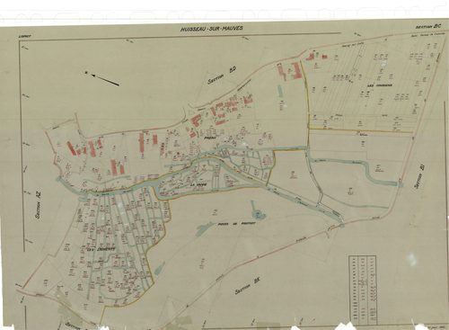 Huisseau-sur-Mauves - Sections