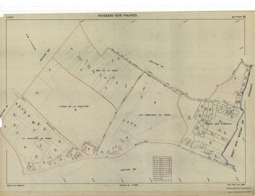 Huisseau-sur-Mauves - Sections