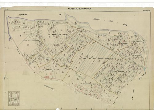 Huisseau-sur-Mauves - Sections