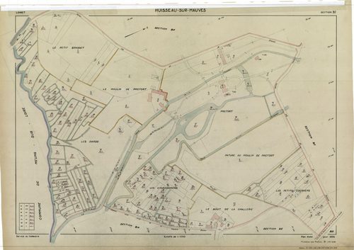Huisseau-sur-Mauves - Sections
