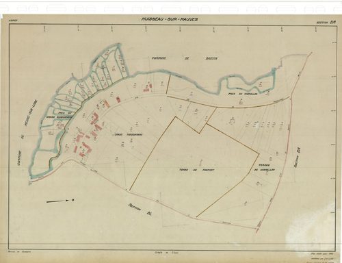 Huisseau-sur-Mauves - Sections