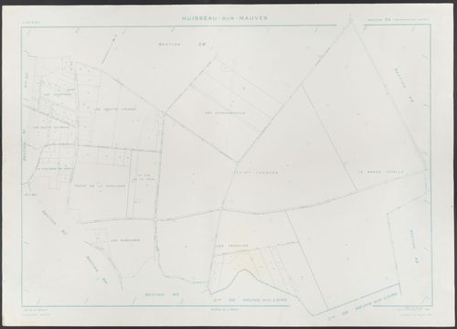 Huisseau-sur-Mauves - Sections