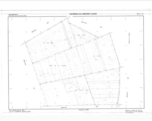 Huisseau-sur-Mauves - Sections