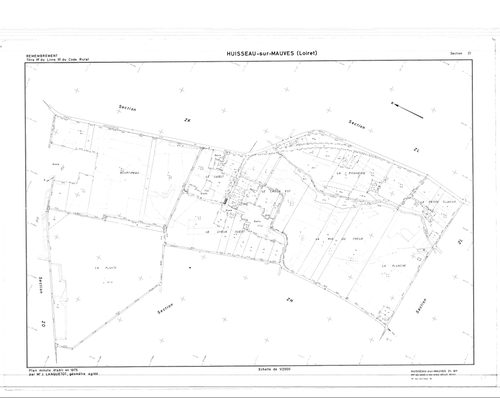 Huisseau-sur-Mauves - Sections