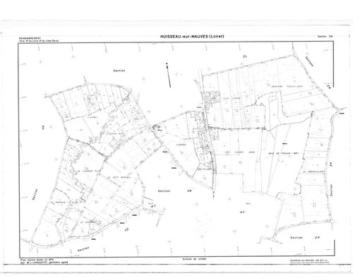 Huisseau-sur-Mauves - Sections