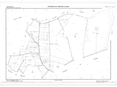 Huisseau-sur-Mauves - Sections