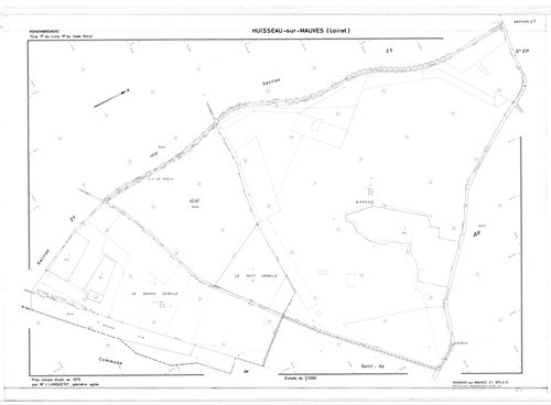 Huisseau-sur-Mauves - Sections