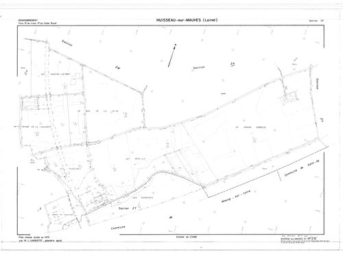 Huisseau-sur-Mauves - Sections