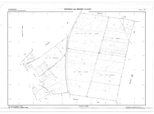 Huisseau-sur-Mauves - Sections