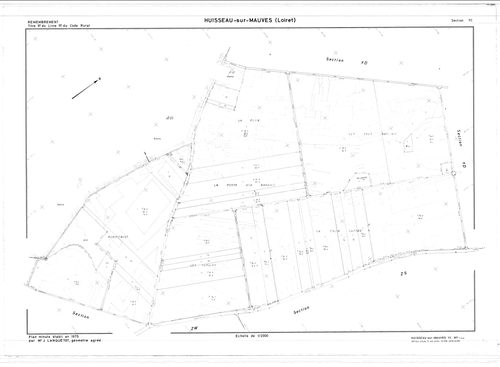 Huisseau-sur-Mauves - Sections