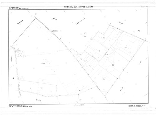 Huisseau-sur-Mauves - Sections