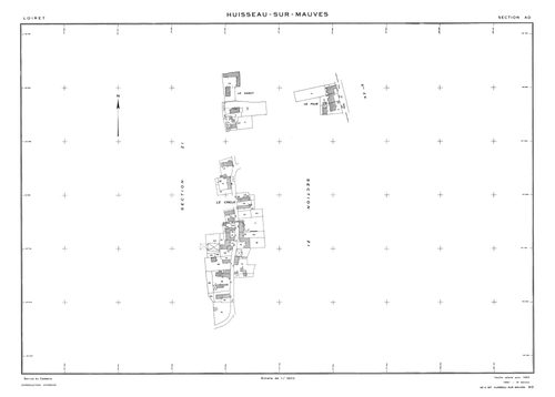 Huisseau-sur-Mauves - Sections