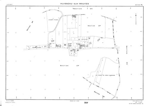 Huisseau-sur-Mauves - Sections
