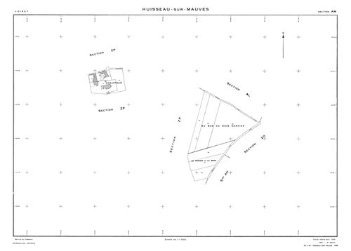 Huisseau-sur-Mauves - Sections