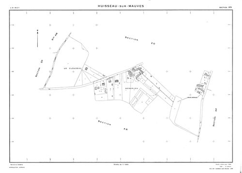 Huisseau-sur-Mauves - Sections