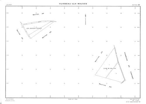 Huisseau-sur-Mauves - Sections