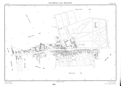 Huisseau-sur-Mauves - Sections