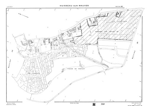 Huisseau-sur-Mauves - Sections
