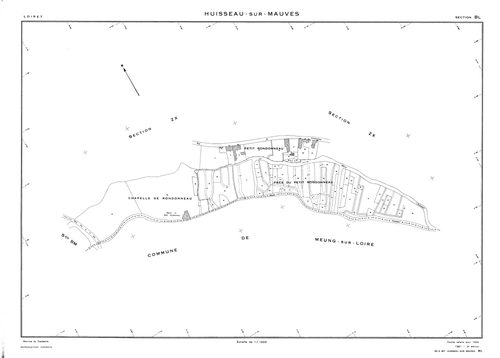 Huisseau-sur-Mauves - Sections