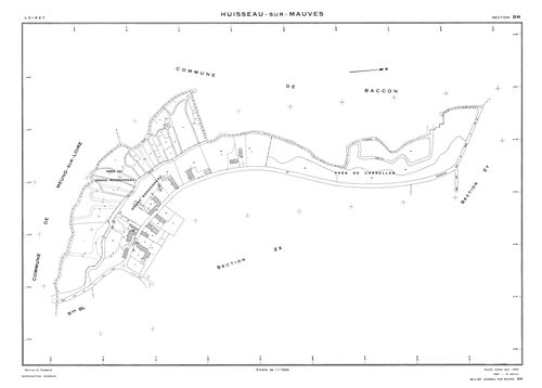 Huisseau-sur-Mauves - Sections