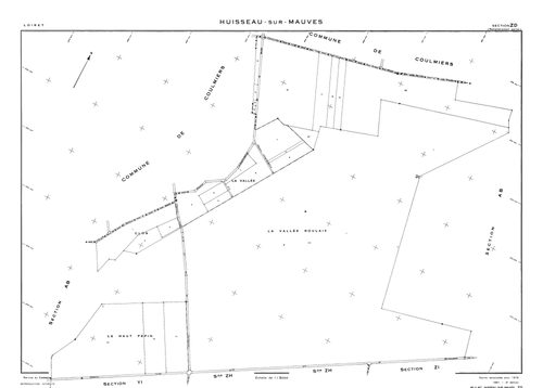 Huisseau-sur-Mauves - Sections