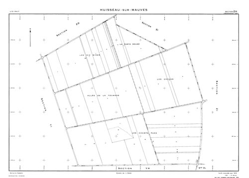 Huisseau-sur-Mauves - Sections