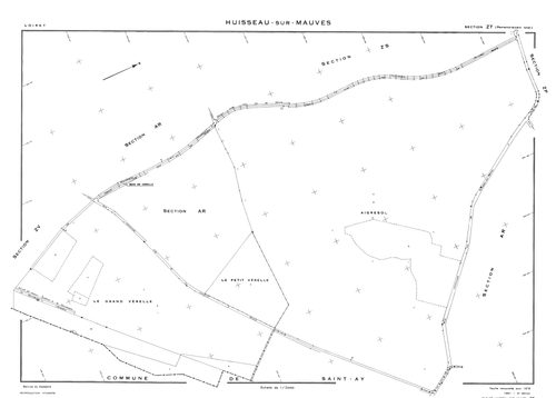 Huisseau-sur-Mauves - Sections