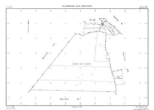 Huisseau-sur-Mauves - Sections