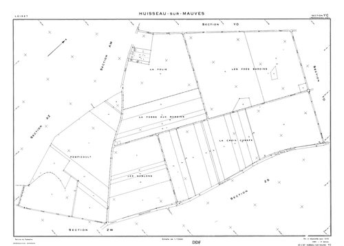 Huisseau-sur-Mauves - Sections