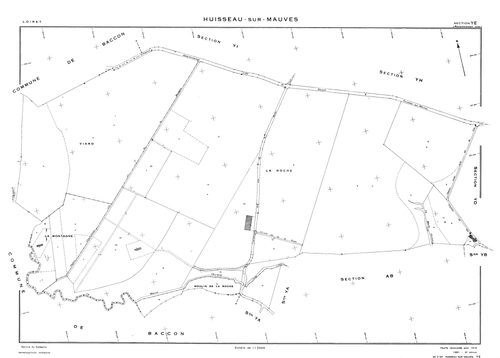 Huisseau-sur-Mauves - Sections