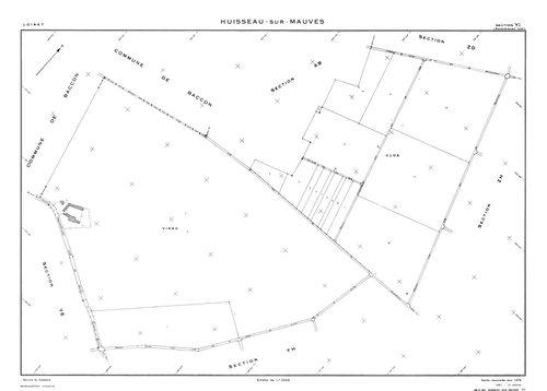 Huisseau-sur-Mauves - Sections