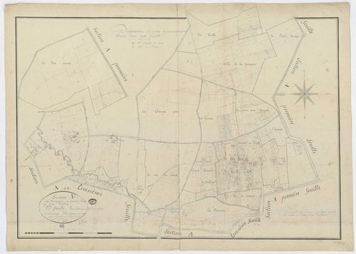Huisseau-sur-Mauves - Sections