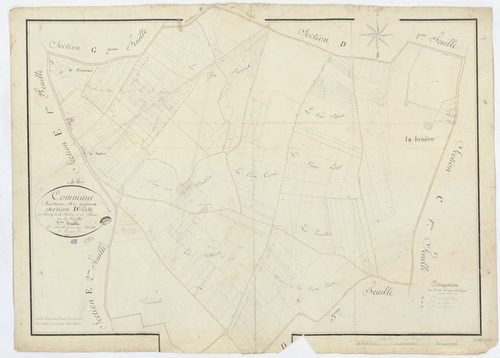 Huisseau-sur-Mauves - Sections