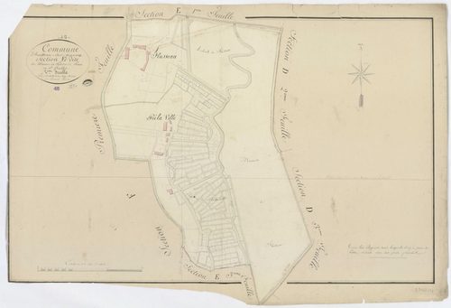 Huisseau-sur-Mauves - Sections