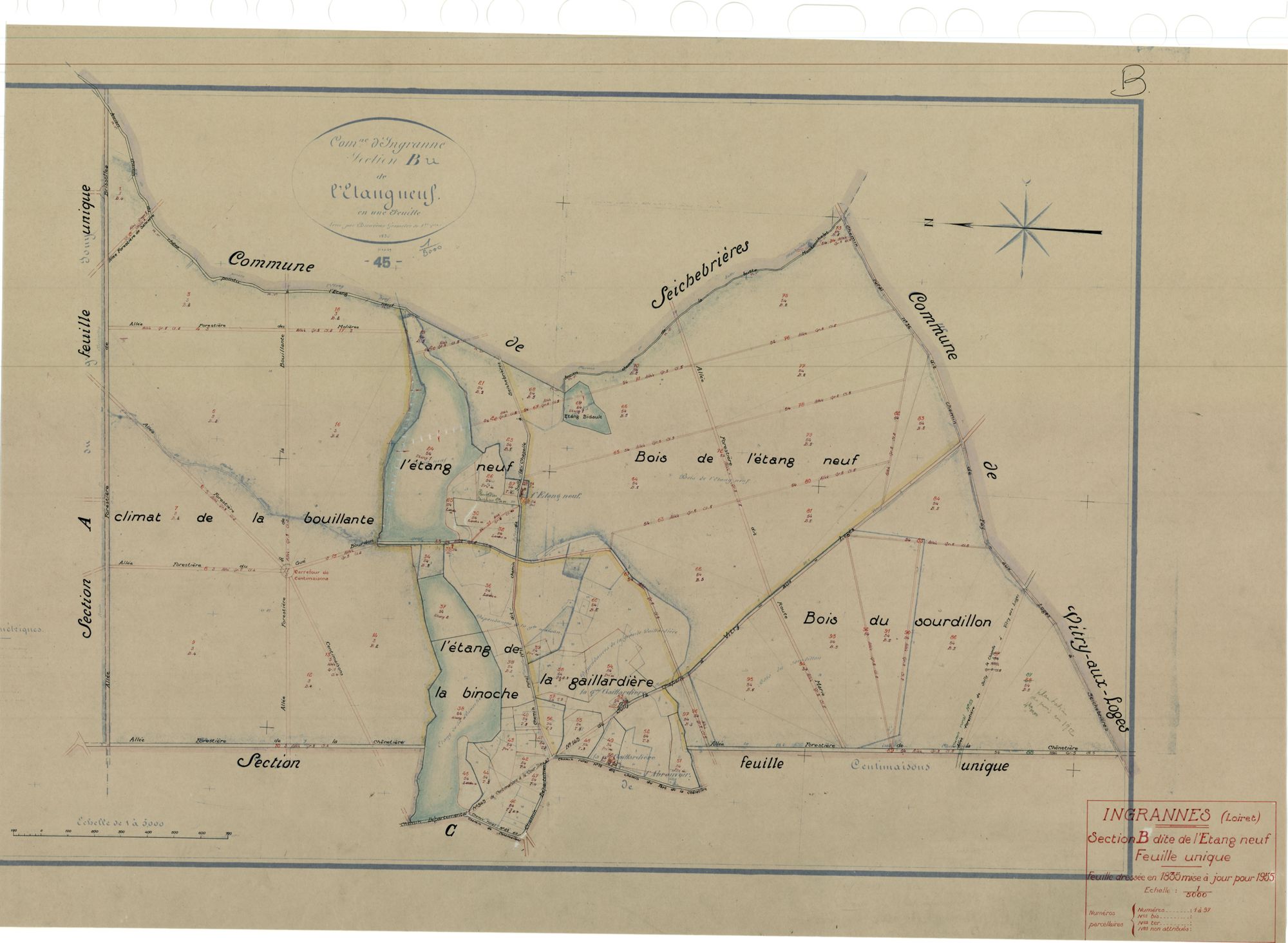 Ingrannes - Sections