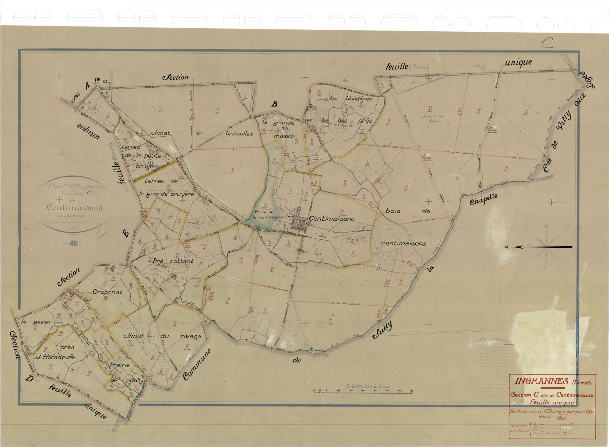 Ingrannes - Sections