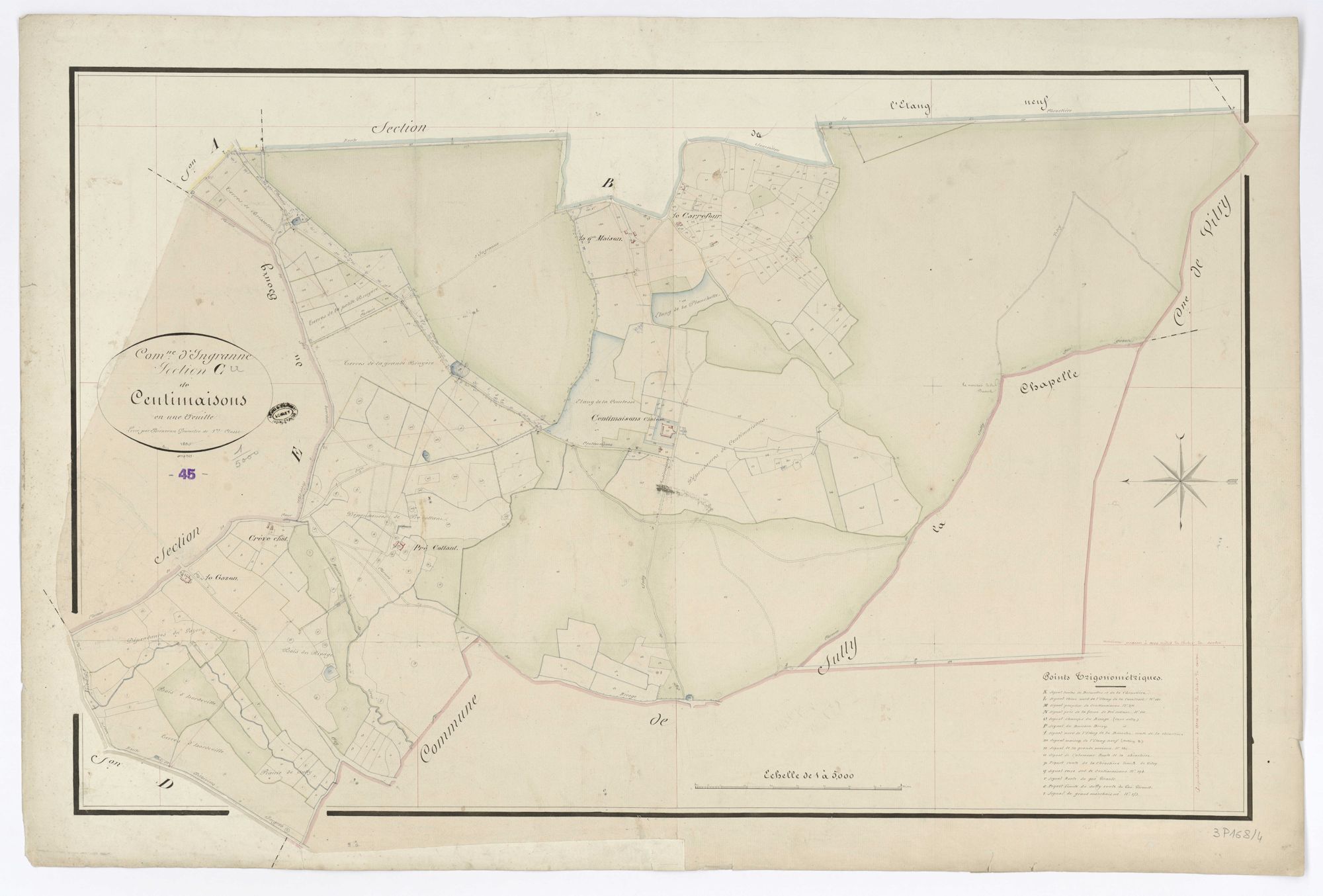 Ingrannes - Sections