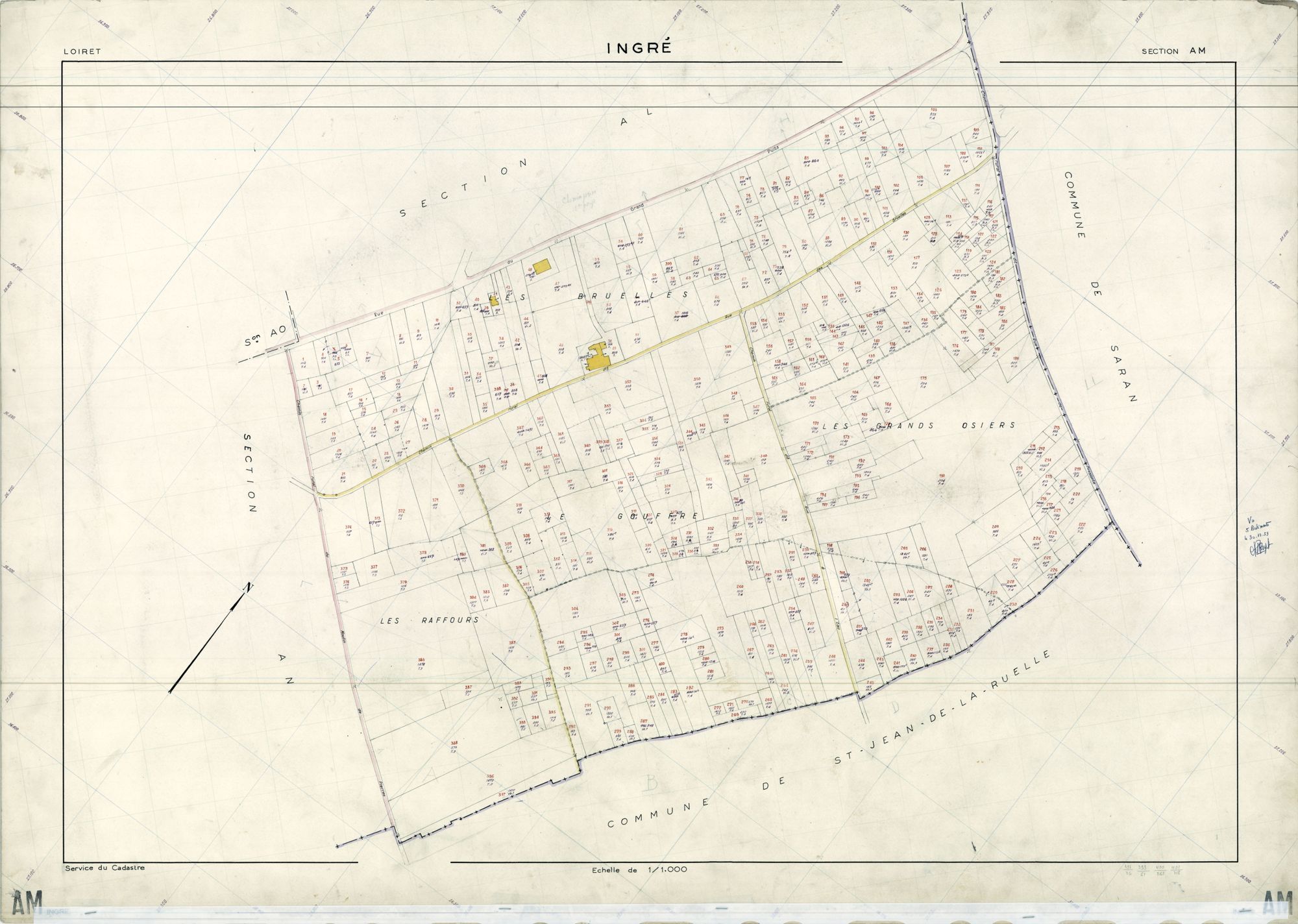 Ingré - Sections