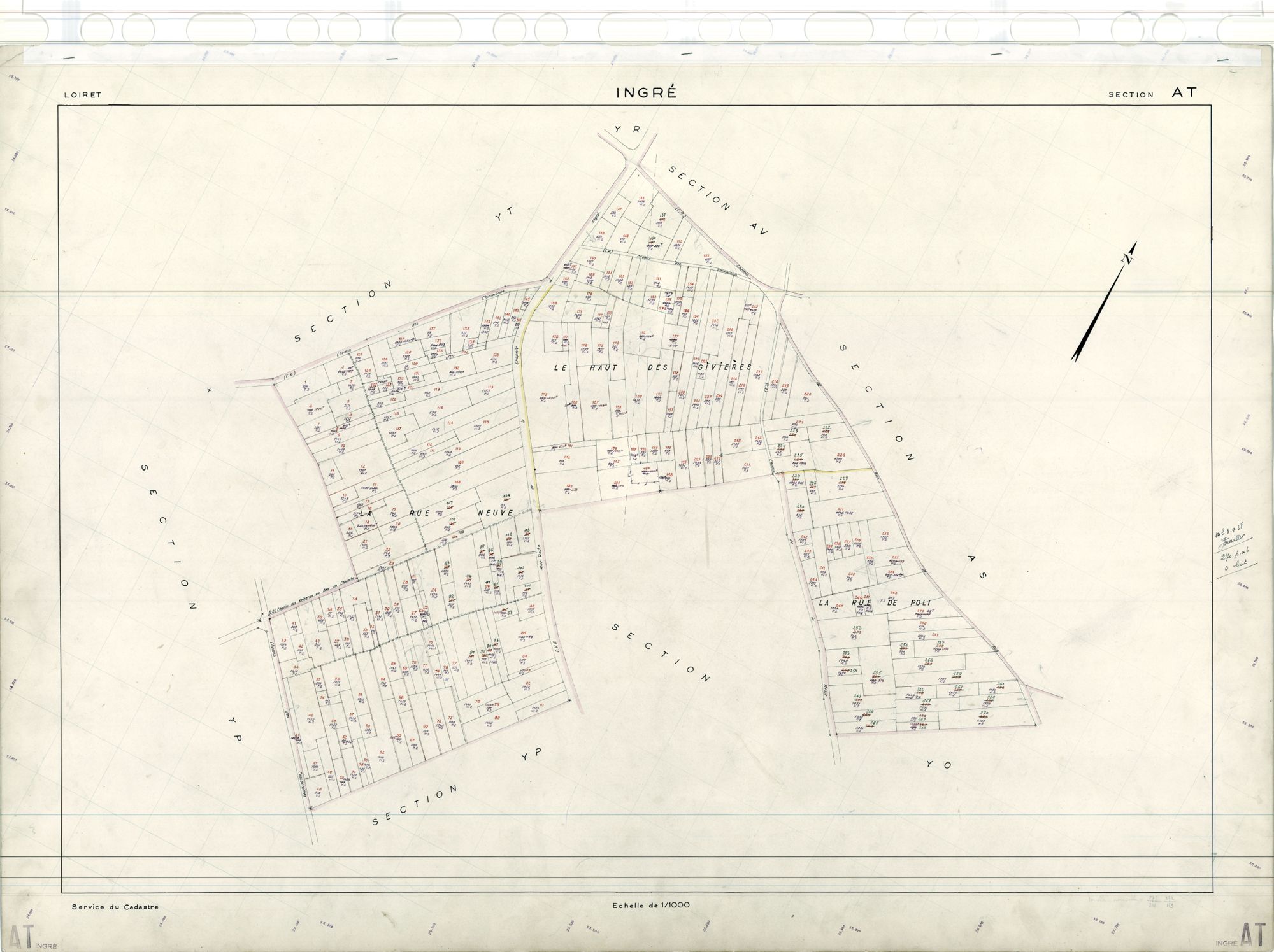 Ingré - Sections