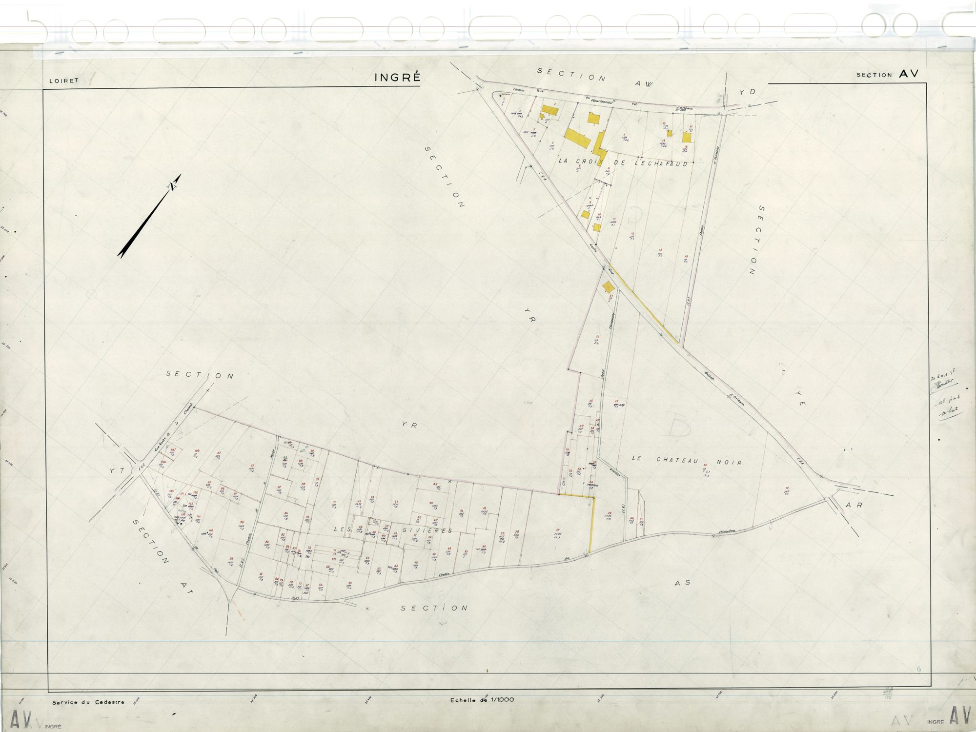 Ingré - Sections