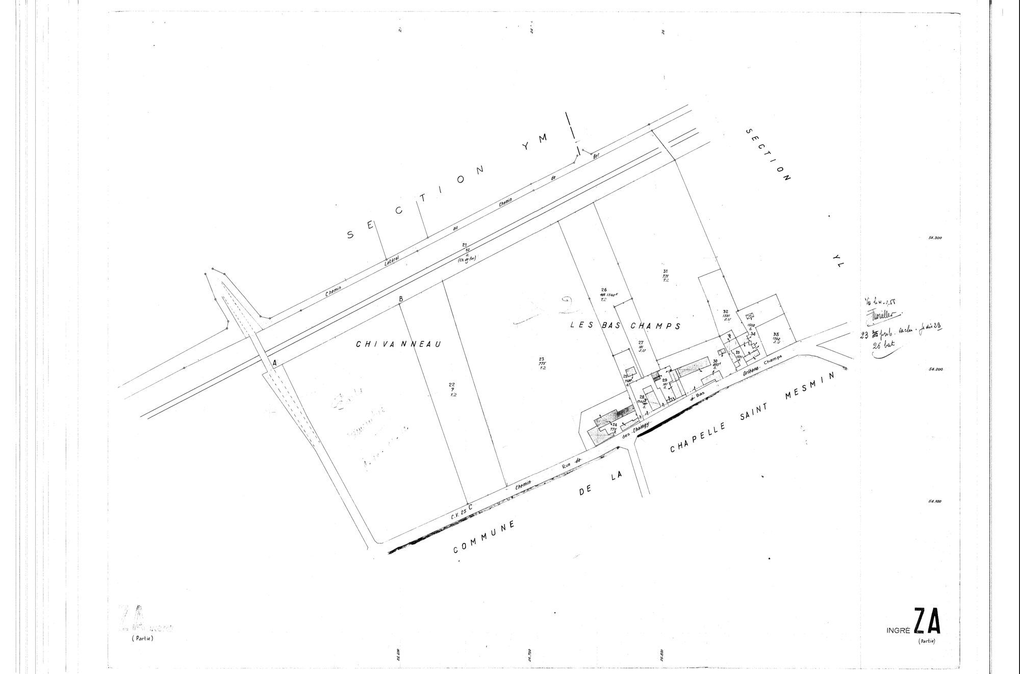 Ingré - Sections