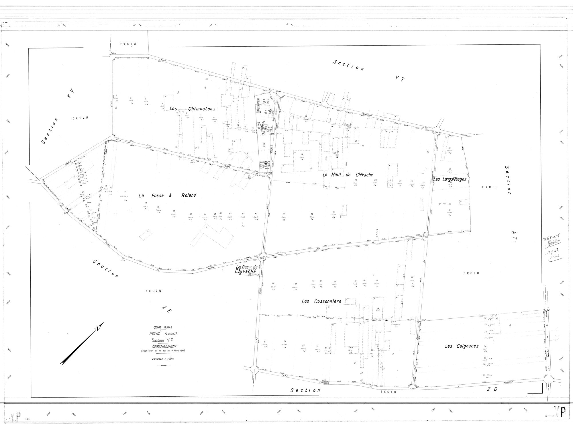 Ingré - Sections