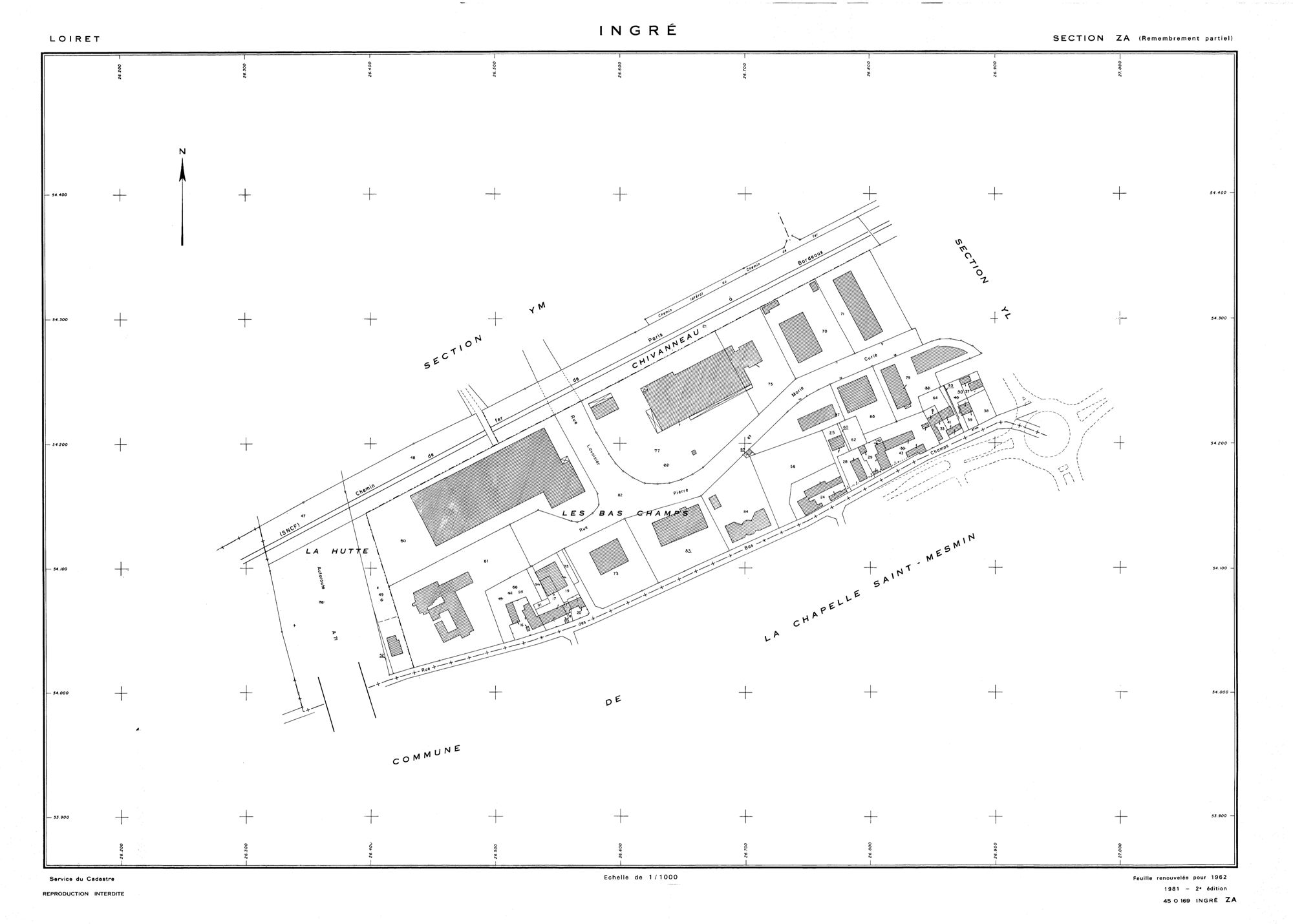 Ingré - Sections