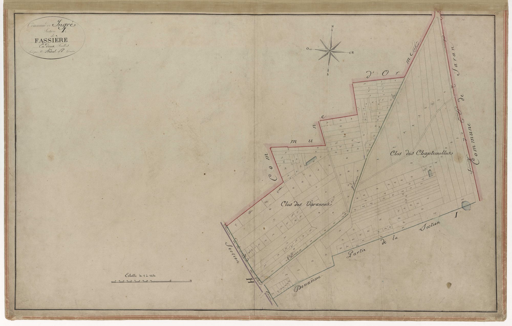Ingré - Sections
