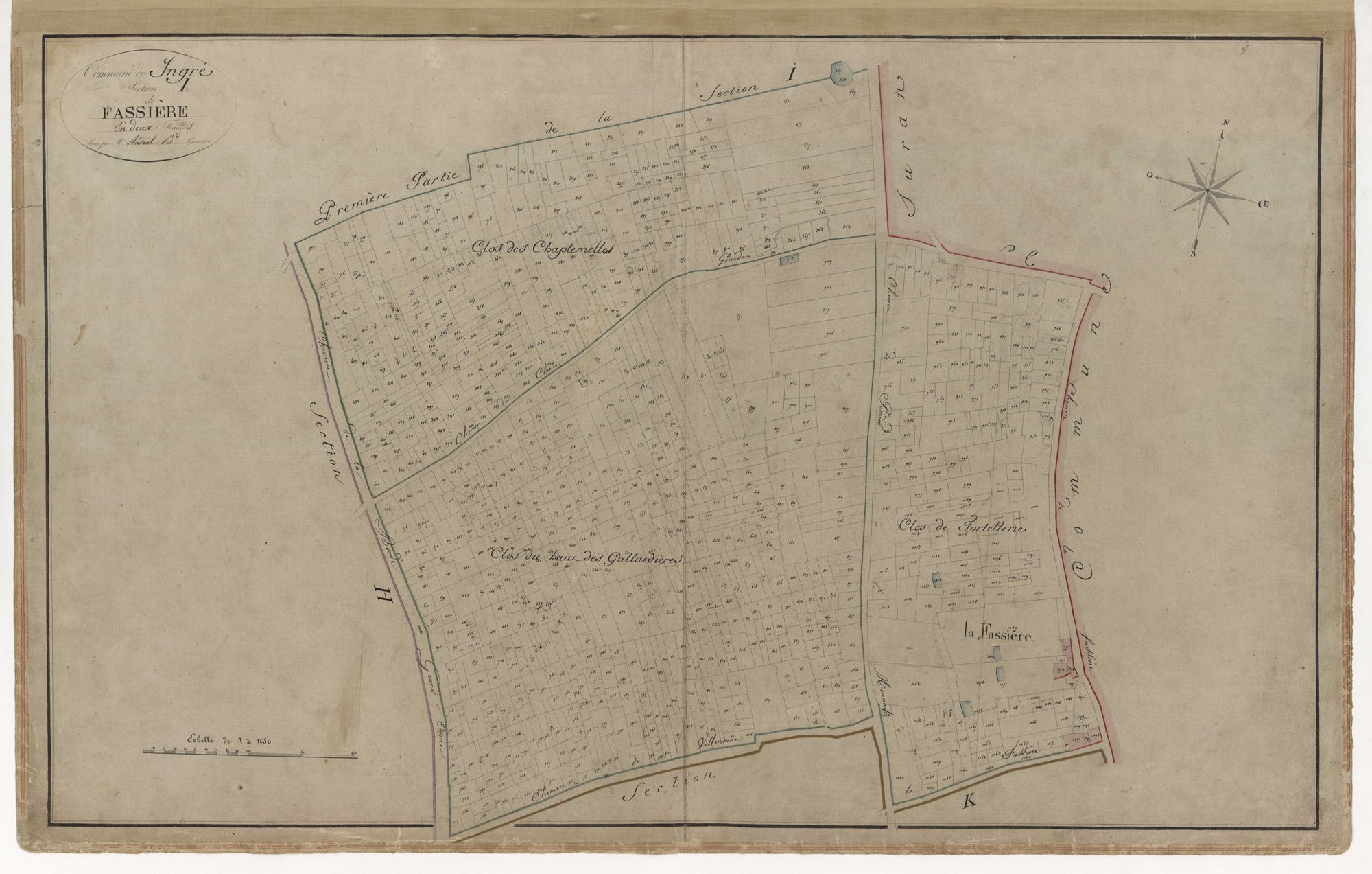 Ingré - Sections