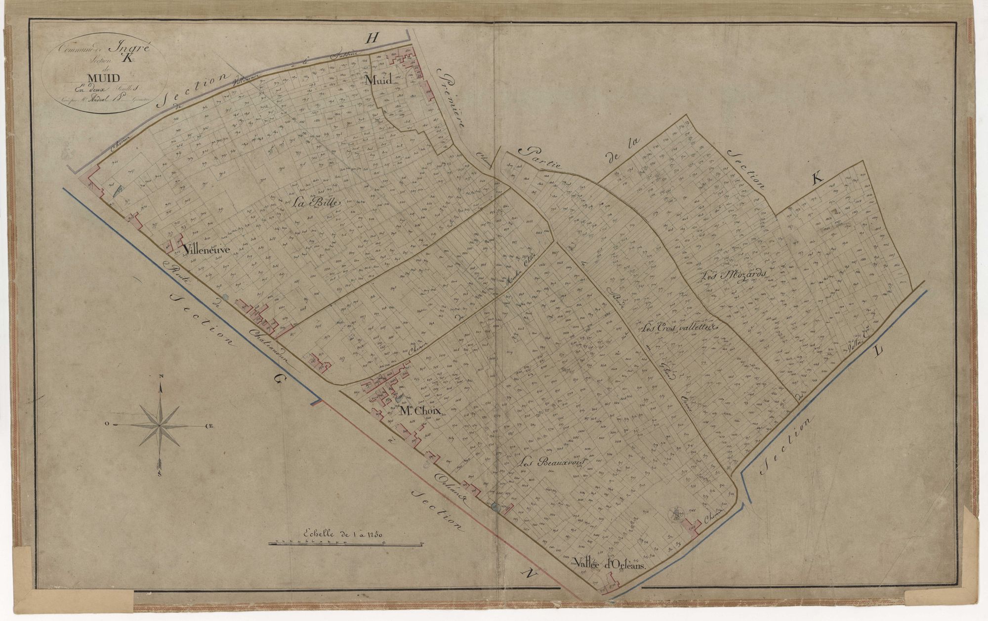 Ingré - Sections