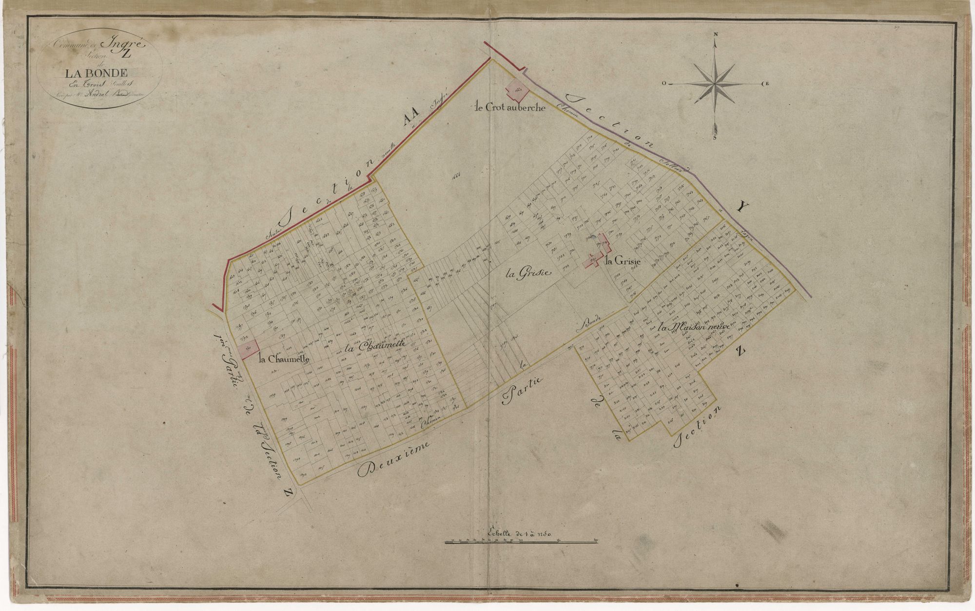 Ingré - Sections
