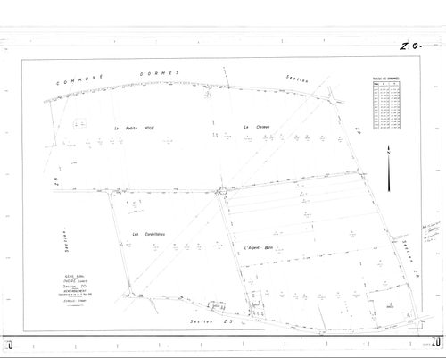 Ingré - Sections