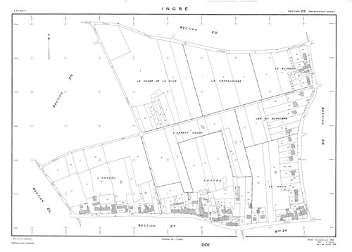 Ingré - Sections