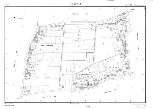 Ingré - Sections